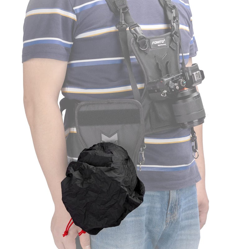FOMITO Camera Rain Cover Coat Storage Bag Protector Rainproof Waterproof for Canon Nikon Sony - Image 4